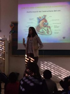 Charla sobre cardiopatías congénitas en la Escola Maria Garcia Cabanes de l'Aldea