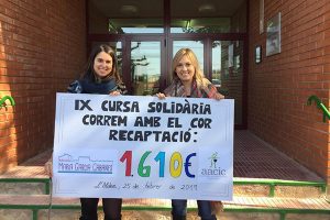 Recollim els fruits de la cursa solidària “Correm amb el cor” de l’Escola Maria Garcia i Cabanes de l’Aldea