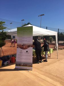 Torneig de pàdel solidari per l'AACIC al Club Tennis Salou H20