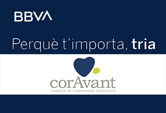Si tens la Targeta Solidària BBVA, vota la Fundació CorAvant