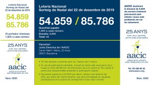 LOTERIA 2019 AACIC