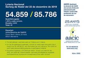 LOTERIA NADAL 2019 AACIC