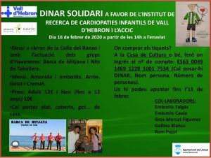 Menú Dinar solidari Arrítmia de la pilota