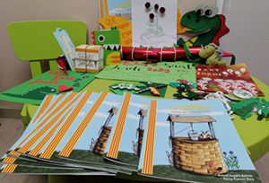 Celebrem Sant Jordi a l'Hospital Vall d'Hebron