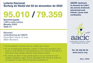 loteria Nadal 2022 AACIC
