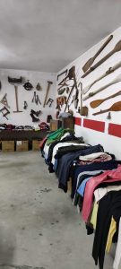 Mercado solidario de ropa en Riudarenes