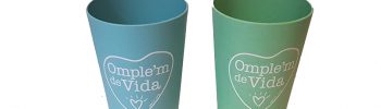 Vaso solidario 100 % sostenible