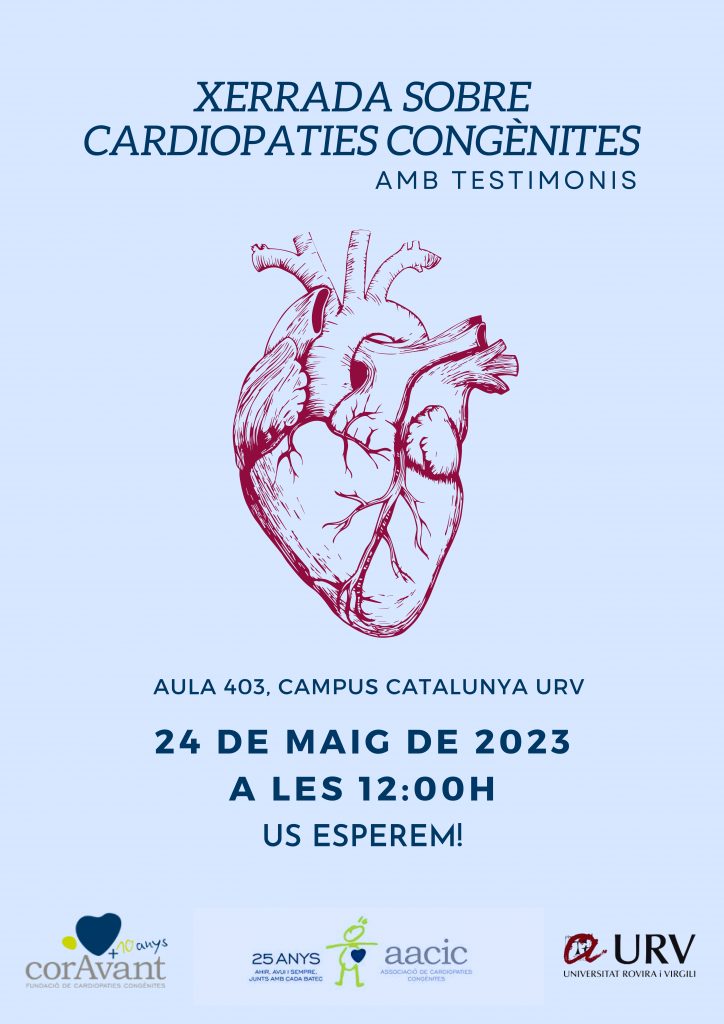 Charla sobre cardiopatías congénitas en la Universitat Rovira i Virgili