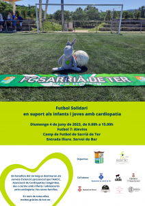 Fútbol solidario en apoyo a niños, niñas y jóvenes con cardiopatía en Sarrià de Ter
