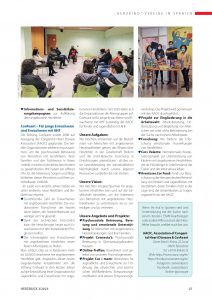 Artículo Fundación CorAvant y AACIC en la revista alemana Herzblick