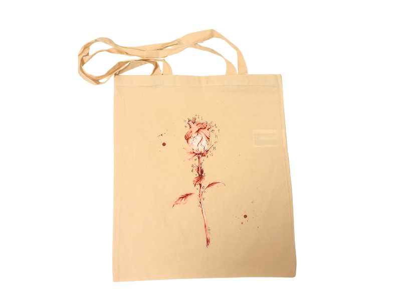 Bolsa beige Rosa Cor