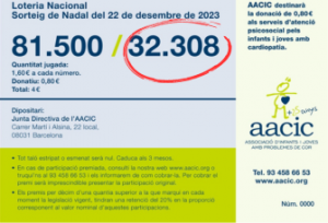Premio Lotería AACIC Navidad 2023