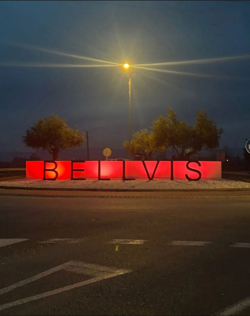 Bellvís - Lletres entrada municipi - 14/02/24
