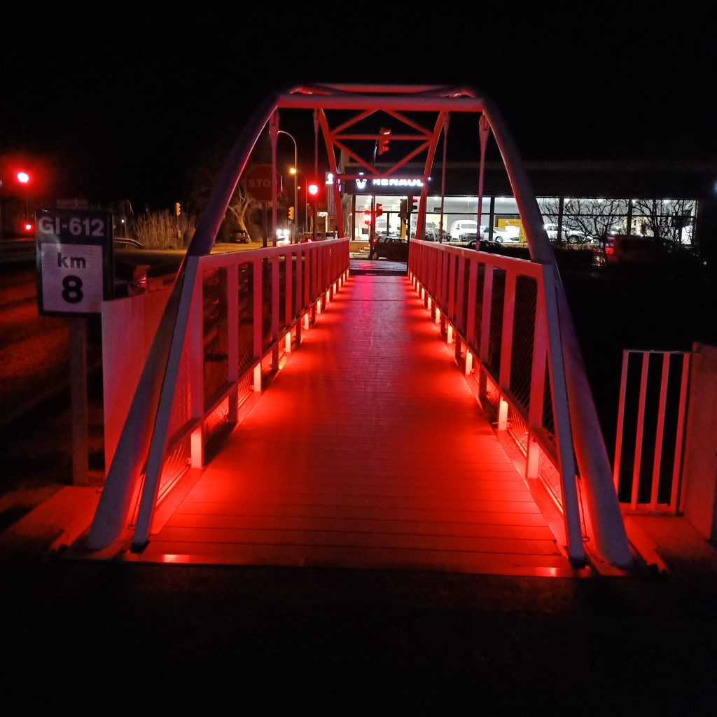 Llançà - Pont d'accés a l'estació de tren - 14/02/24