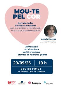 Cartell de la xerrada Mou-te pel cor a Tarragona