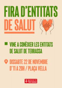 Cartel de la feria de entidades de salud de Terrassa 2025