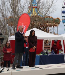 Jaume Collboni a la 31a Gran Festa del Cor al Parc d'Atraccions Tibidabo